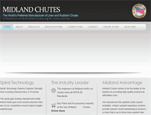 Tablet Screenshot of midlandchutes.com